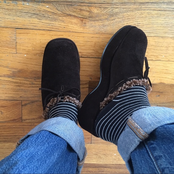Stuart Weitzman Faux fur Slip-on shoes - Picture 4 of 4